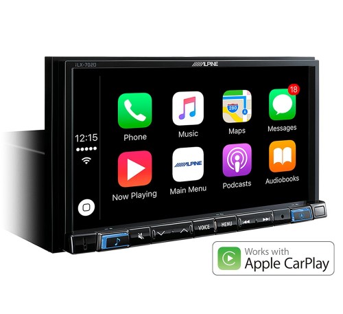 Цифровой медиа-ресивер с Apple CarPlay и Android Auto